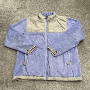 The North Face Denali Fleece Jacket Kids Girls Youth XL Purple Nude Full Zip